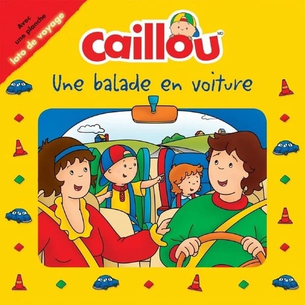 Caillou : une balade en voiture