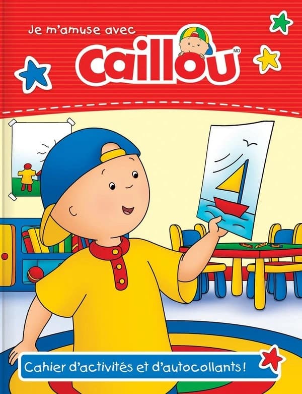 Je m'amuse avec Caillou : Cahier d'activités et d'autocollants !
