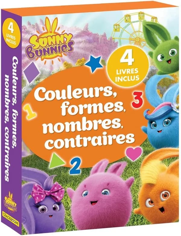 Sunny Bunnies : Coffret en 4 volumes : Couleurs ; Formes ; Nombres ; Contraires