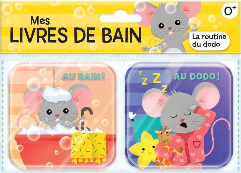 Mes livres de bain : la routine du dodo