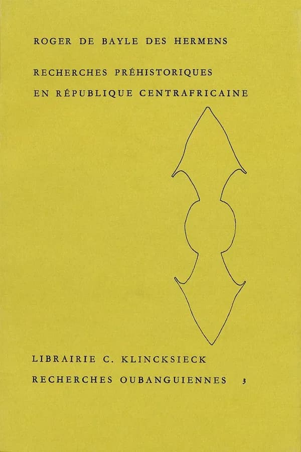 Recherches préhistoriques en République centrafricaine