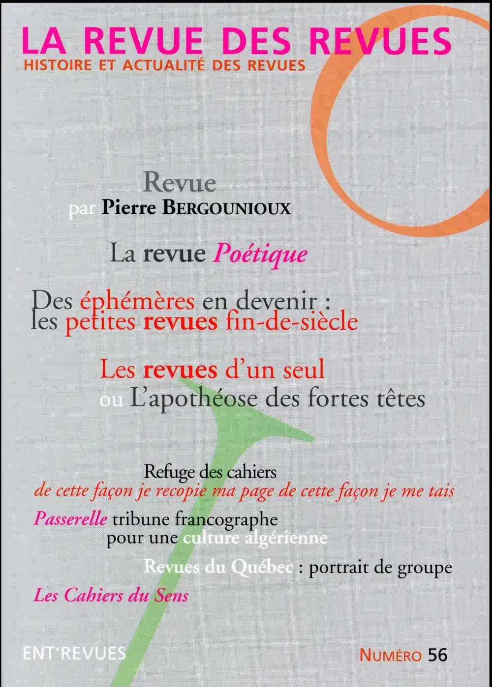 La revue des revues n.56