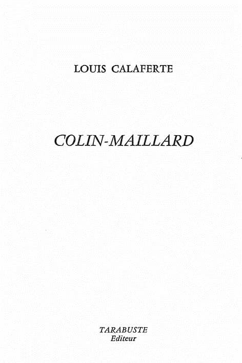 Colin-maillard : 1962-1969