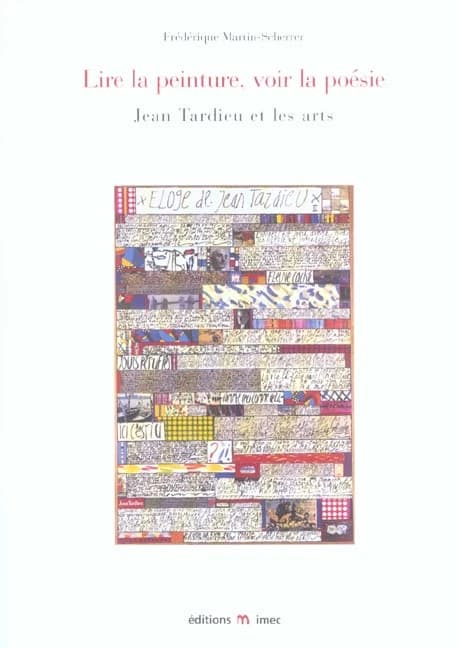 Lire la peinture, voir la poésie : Jean Tardieu et les arts