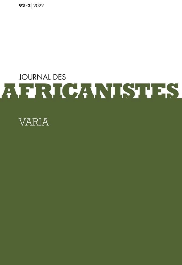Journal des africanistes