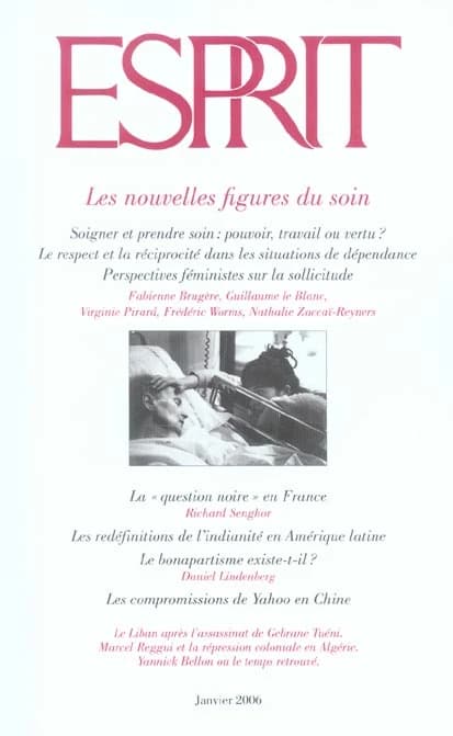 Esprit Tome 321 : les nouvelles figures du soin