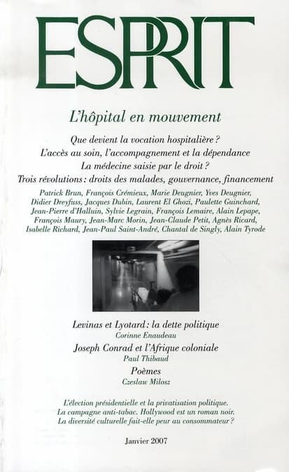 Esprit : l'hôpital en mouvement