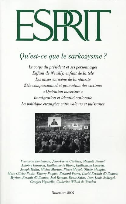 Esprit : qu'est-ce que le sarkozysme ?