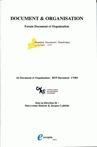 Document et organisation