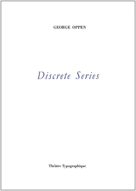 Discrete series