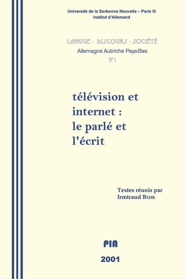 Télévision et internet : le parlé et l'écrit