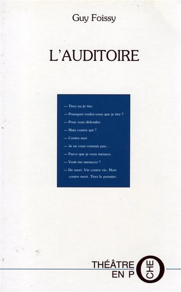 L'auditoire : [France-Culture, 13 mai 1989]
