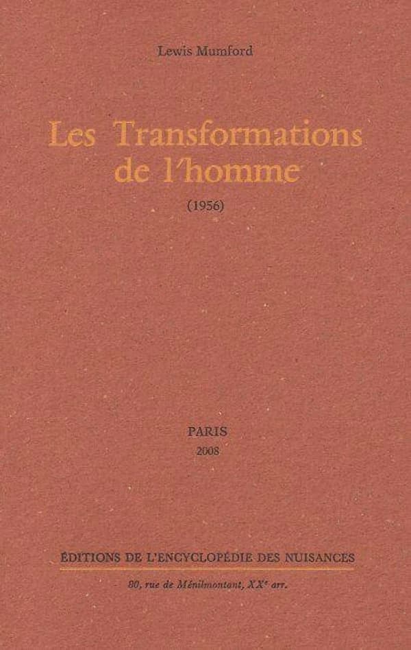 Les transformations de l'homme : 1956