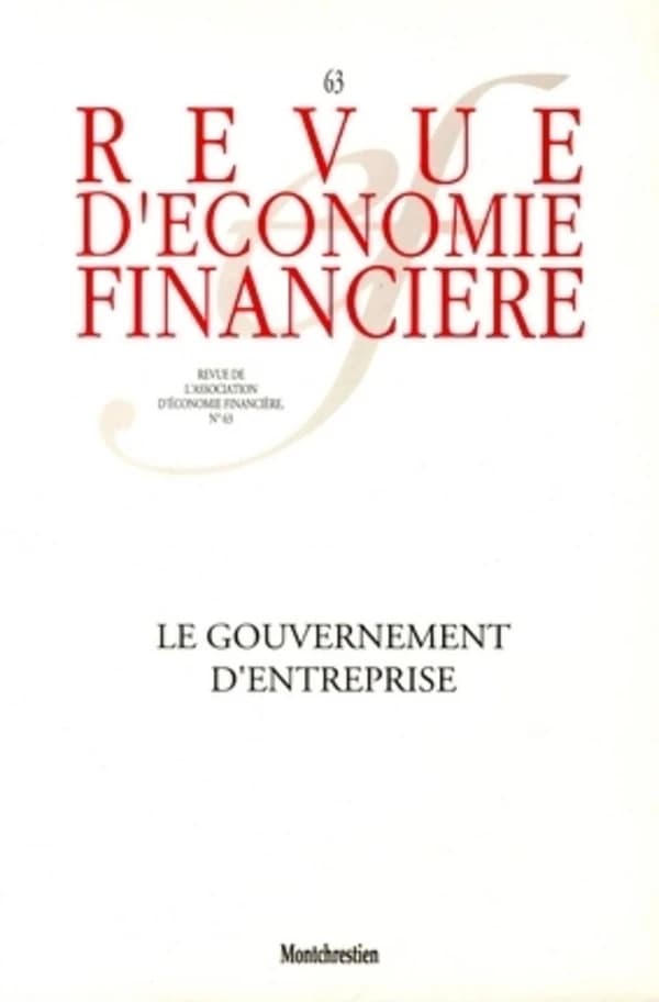 Le gouvernement d'entreprise : N° 63