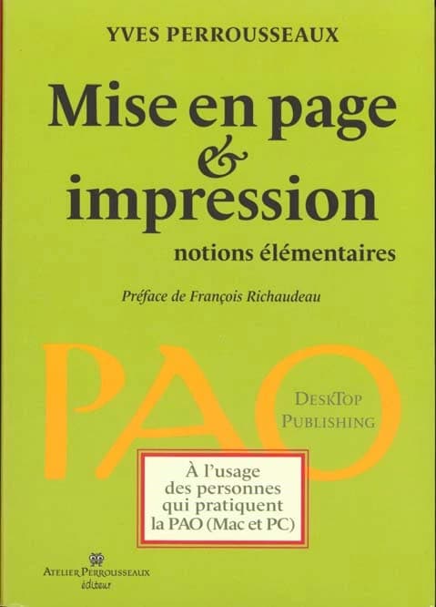 Mise en Page et Impression : notions élémentaires
