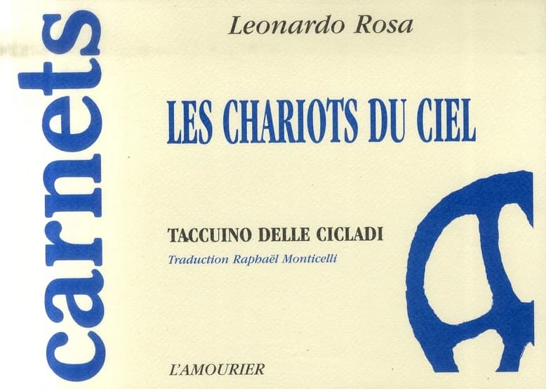 Les chariots du ciel : [carnet des Cyclades]