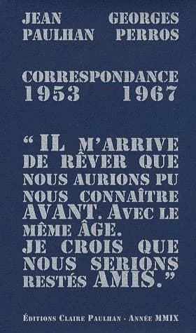 Correspondance, 1953-1967