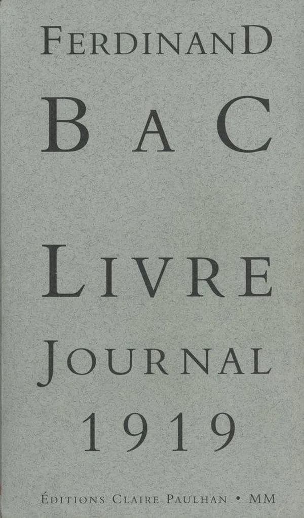 Livre-journal. 1921