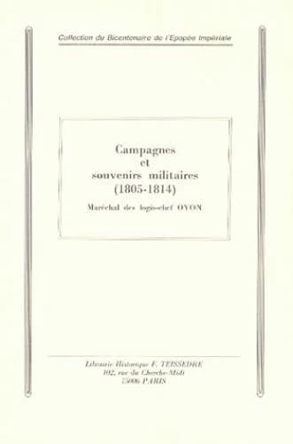 Campagnes et souvenirs militaires, 1805-1814 : extraits du "Carnet de la Sabretache", années 1913-1914
