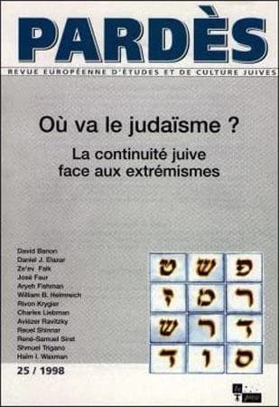 Où va le judaïsme ? : la continuité juive face aux extrémismes