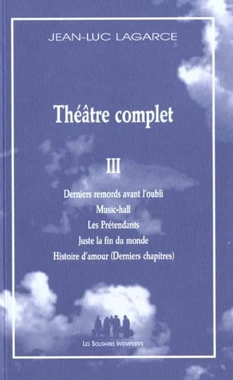 Théâtre complet. III