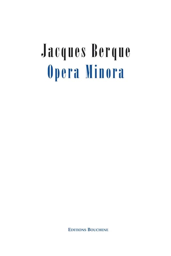 Opera minora
