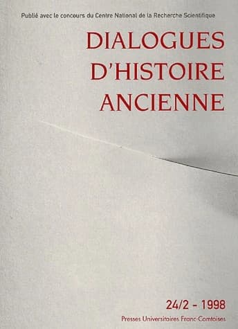 Dialogues d'histoire ancienne. 24. 2, 1998