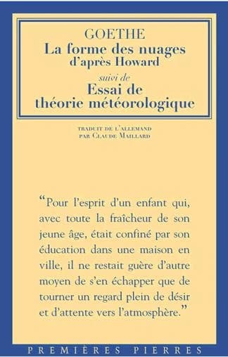 La forme des nuages d'après Howard ; suivi de Essai de théorie météorologique