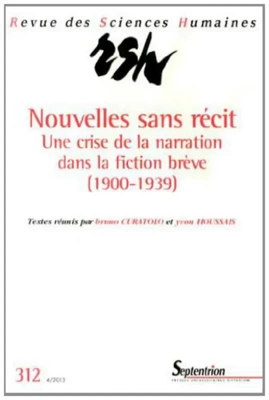 Revue des Sciences Humaines, n° 312