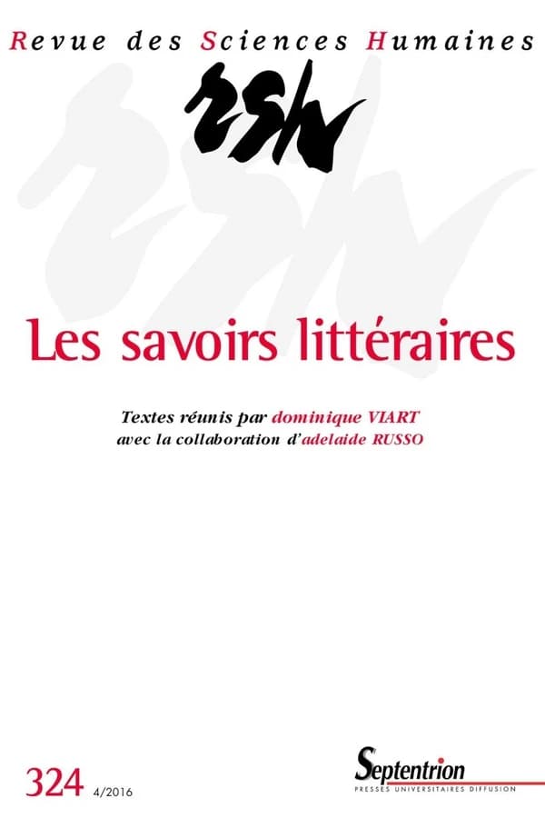 Les savoirs littéraires