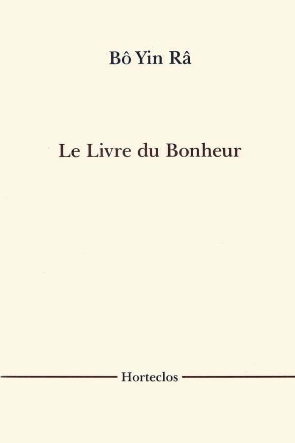 Le livre du bonheur