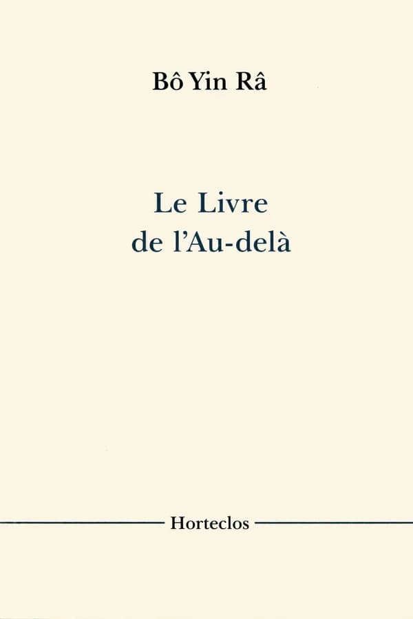Le livre de l'au-delà