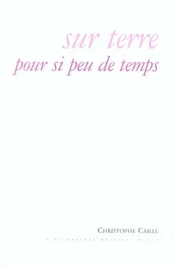 Sur terre pour si peu de temps