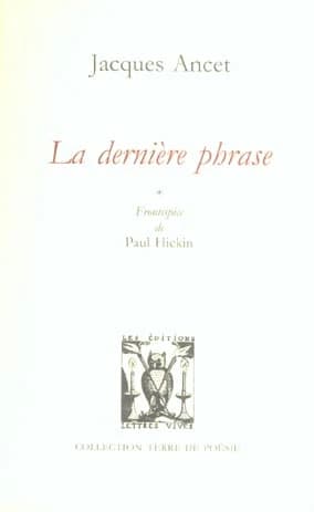 La dernière phrase ; précédé de On cherche quelqu'un