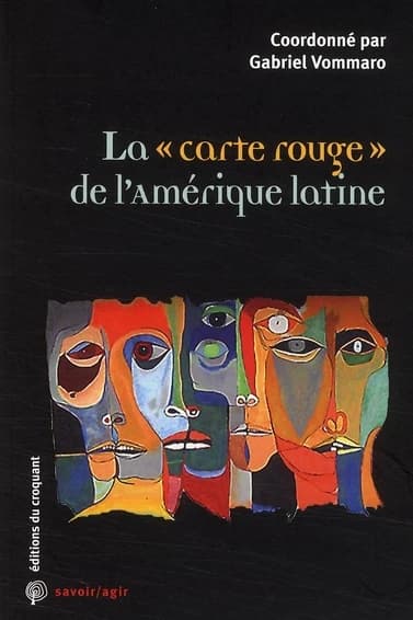 La carte rouge de l'Amérique latine