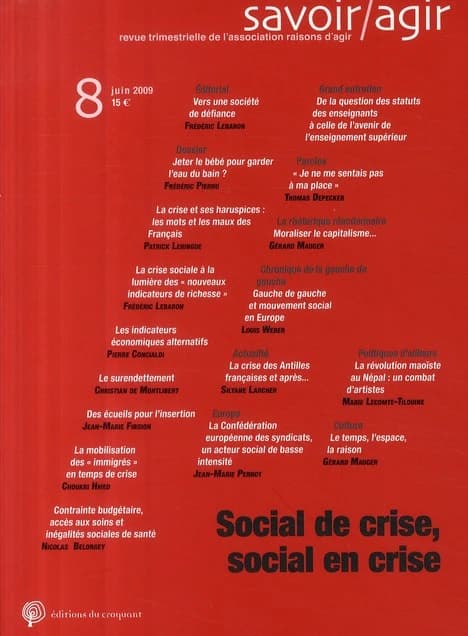Social de crise, social en crise (juin 2009)