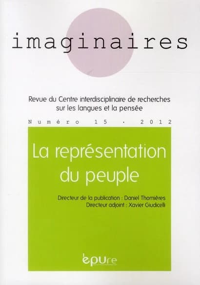 Imaginaires, n° 15