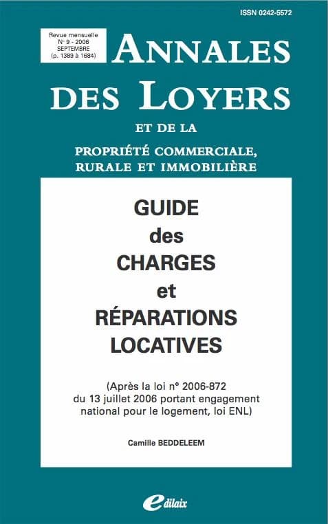Guide des charges de copropriété ; à jour des réformes du 13 décembre 2000, 27 mai 2004 et 14 mars 2005