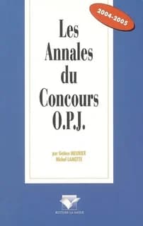 Les annales du concours OPJ (Éd. 2004) par Gatien Meunier et Michel Lamotte