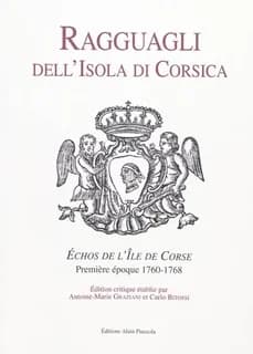 Échos de l'île de Corse : première époque 1760-1768