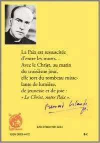 La paix est ressuscitée d'entre les morts