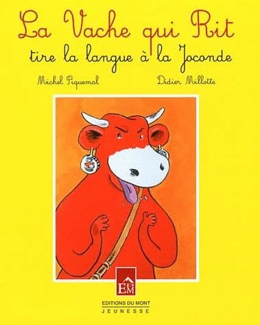 La Vache qui rit tire la langue à la "Joconde"
