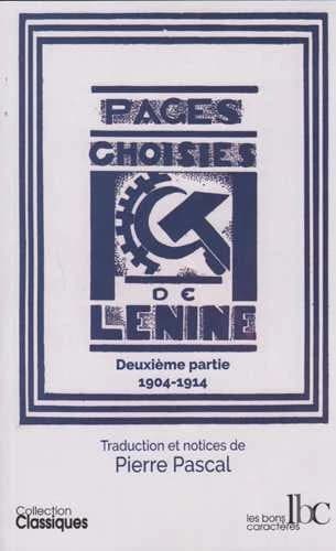 Pages choisies Deuxième partie