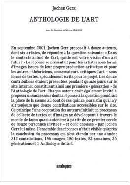 Anthologie de l'art