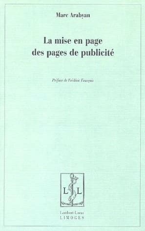 La mise en page des pages de publicité