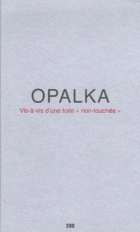 Vis-à-vis d'une toile "non-touchée"