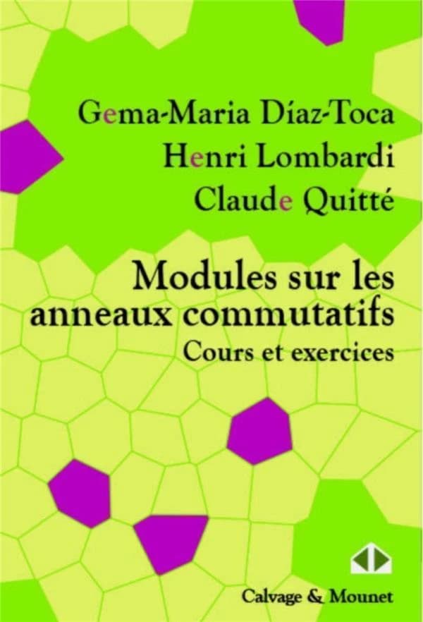 Modules sur les anneaux commutatifs : cours et exercices