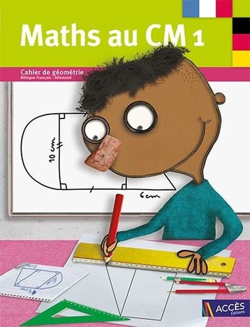 Maths au CM1 ; cahier de géométrie (édition 2021)