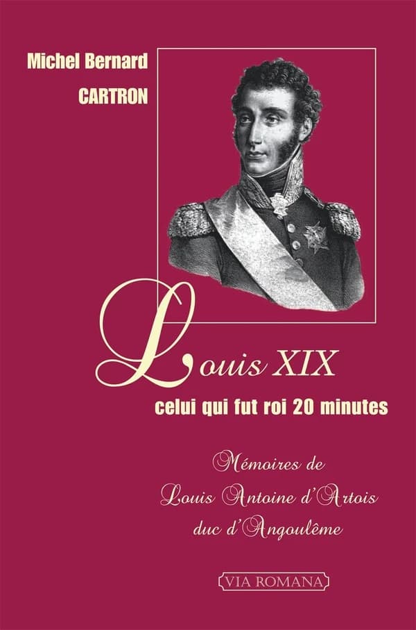 Louis XIX, celui qui fut roi 20 minutes : mémoires de Louis Antoine d'Artois duc d'Angoulême