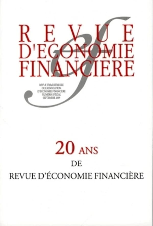 20 ans de revue d'économie financière